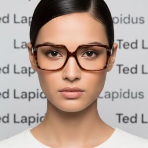 Authentic Ted Lapidus vintage large signature designer prescription eyeglasses